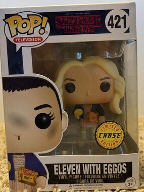 Funko Pop Stranger Things #421 Eleven with Eggos Chase Edition